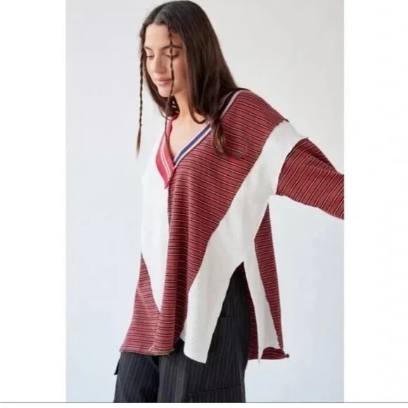Urban Outfitters Tops - BDG Urban Outfitters Frazer Spliced Slouchy Sweater